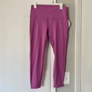Lululemon Wunder Under High Rise Leggings 25”, Sz 10